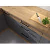 Felsőszekrény, szürke matt/tölgy lancelot, VEGA 58x58 GN-72 1F