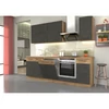 Felsőszekrény, szürke matt/tölgy lancelot, VEGA 58x58 GN-72 1F