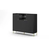 DIAMOND DI03 KOMÓD 5D FEKETE/FEKETE+LED