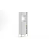 DIAMOND DI04 VITRIN 2D FEHÉR/FEHÉR + LED