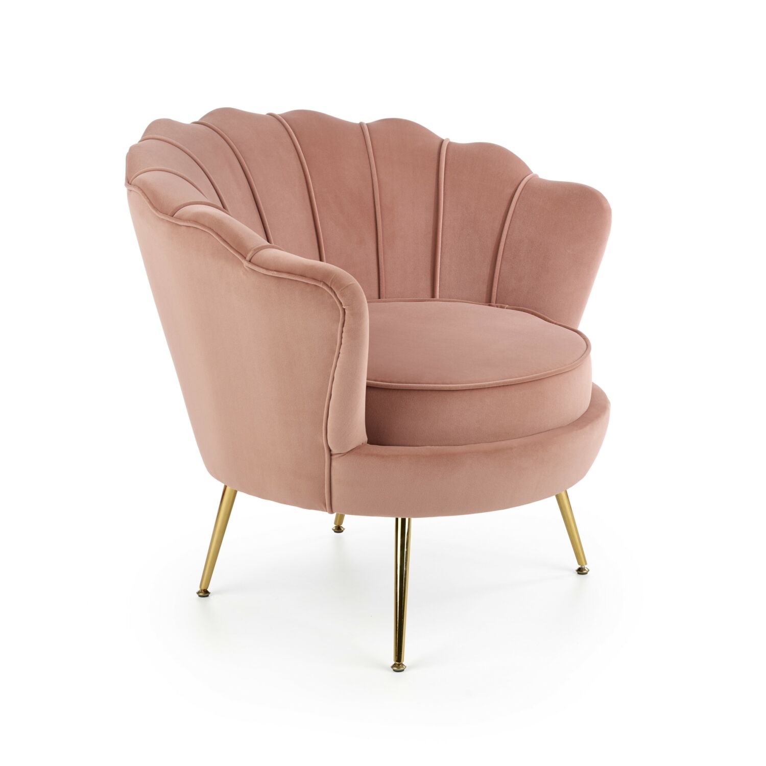 Amorinito fotel világos rózsaszín   arany