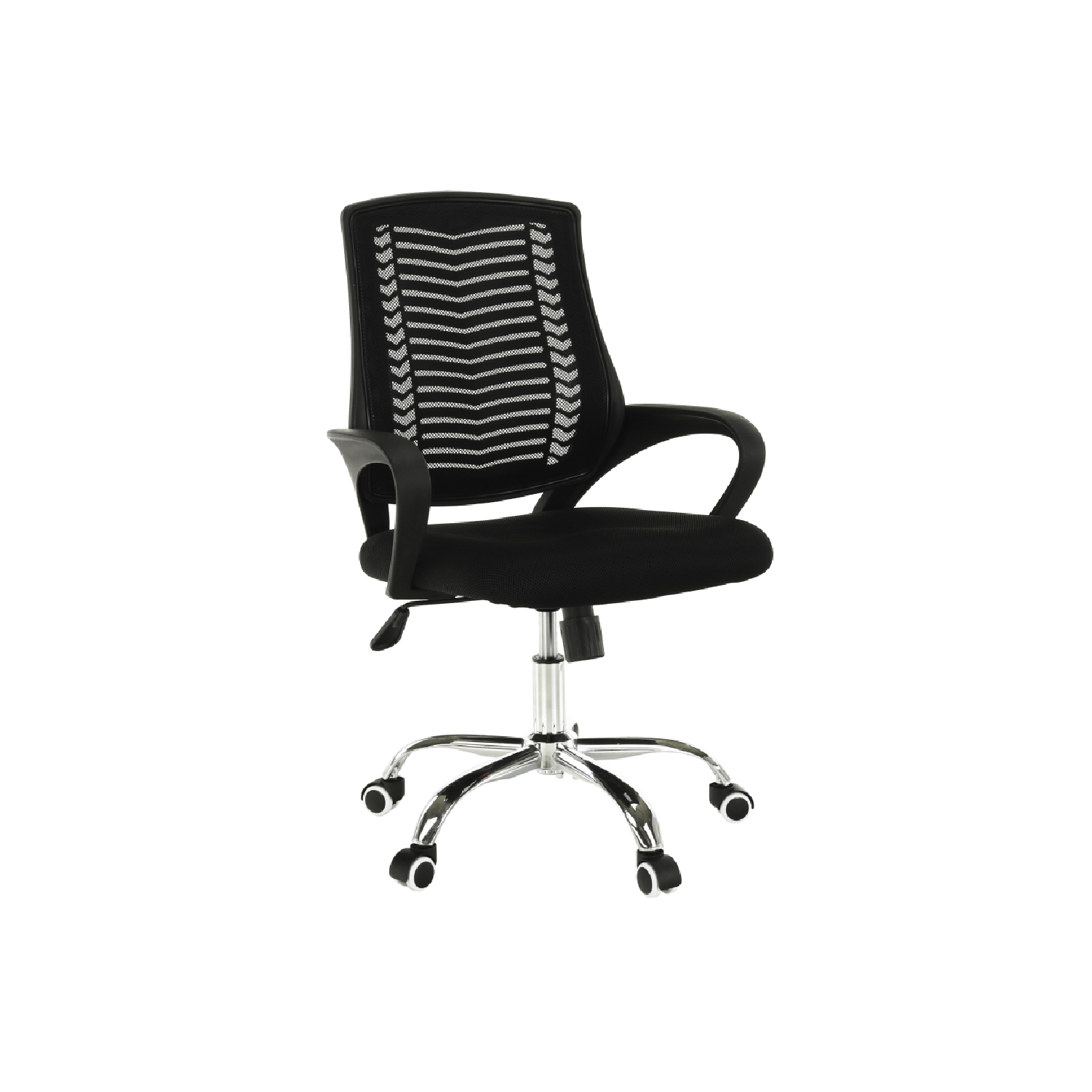 Irodai szék, fekete/króm, IMELA TYP 2