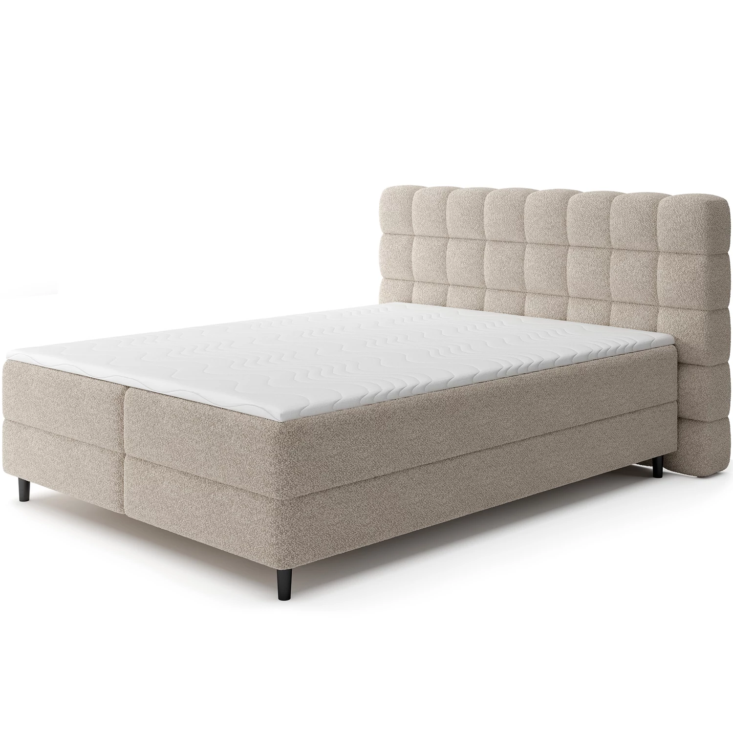 Camma 140x200, Boxspring ágy, Bézs, Paolli 18,