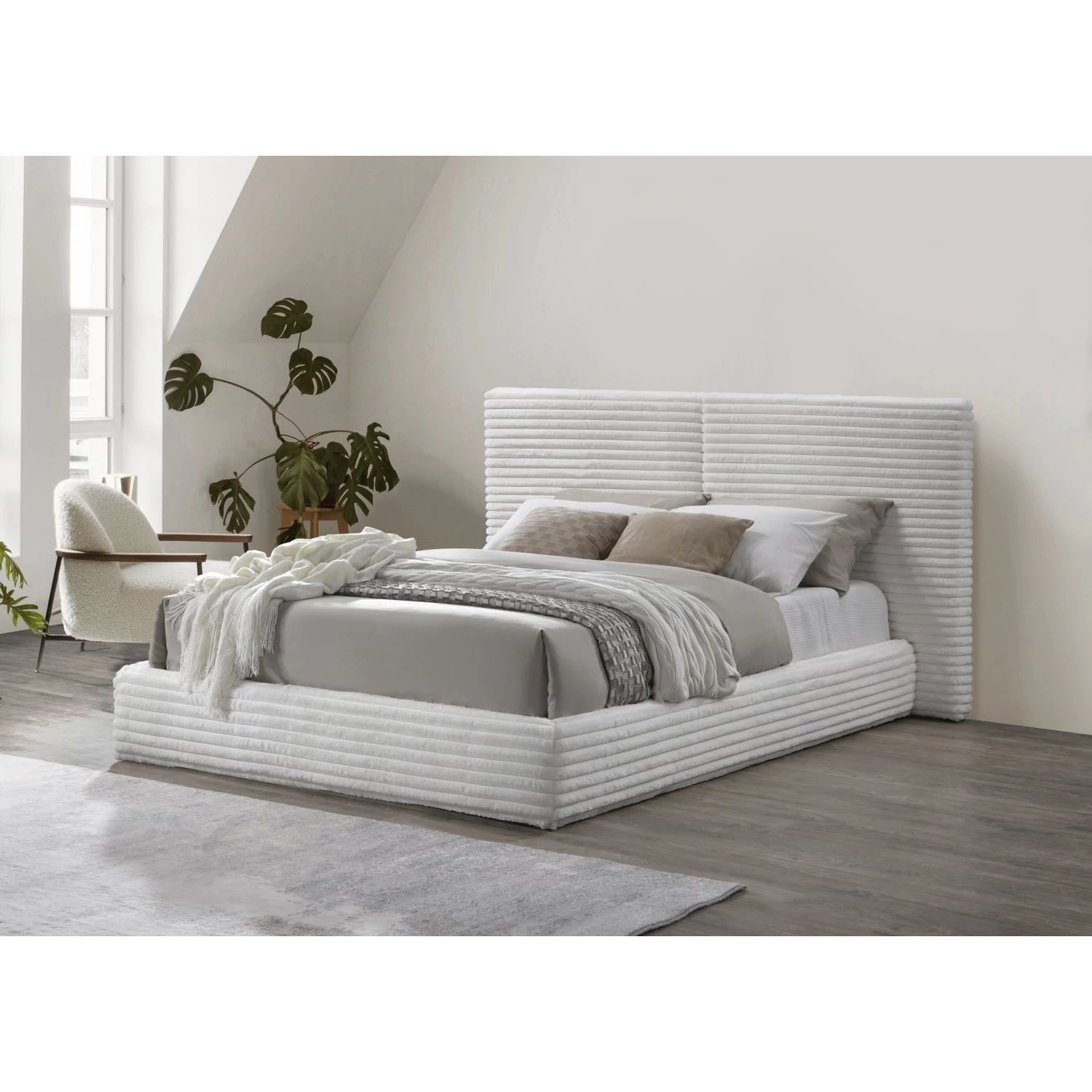 MADERA 160 ágy, szín: krém