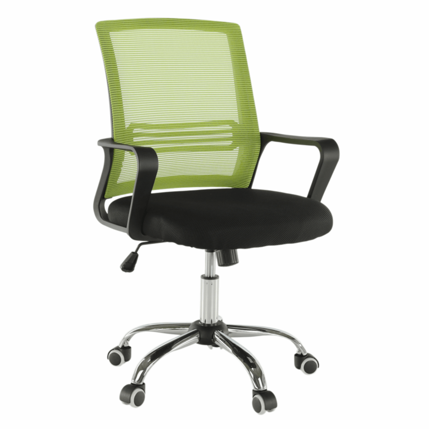 Irodai szék hálószövet zöld szövet fekete APOLO