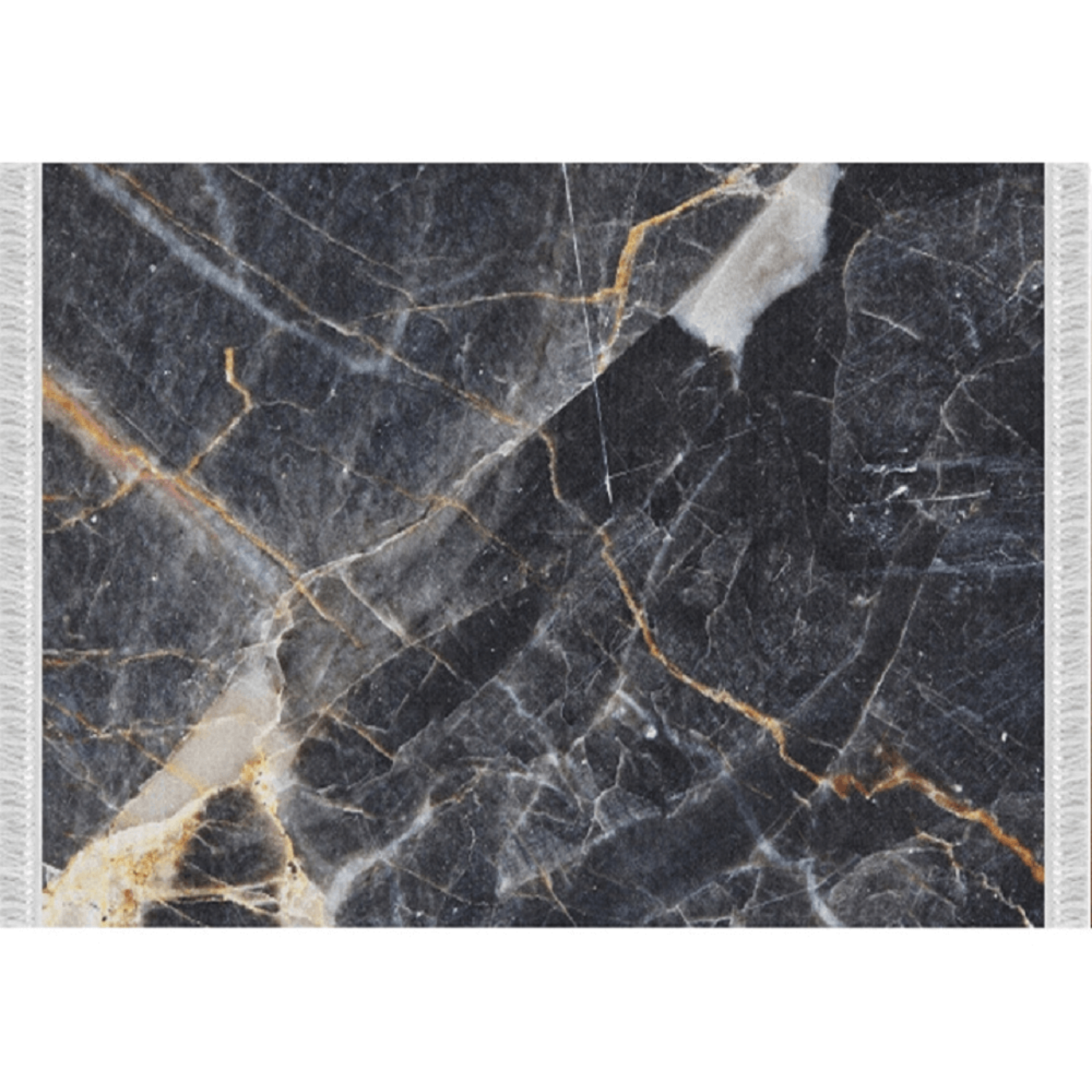 Szőnyeg, minta fekete márvány, 120x180, RENOX TYP 1