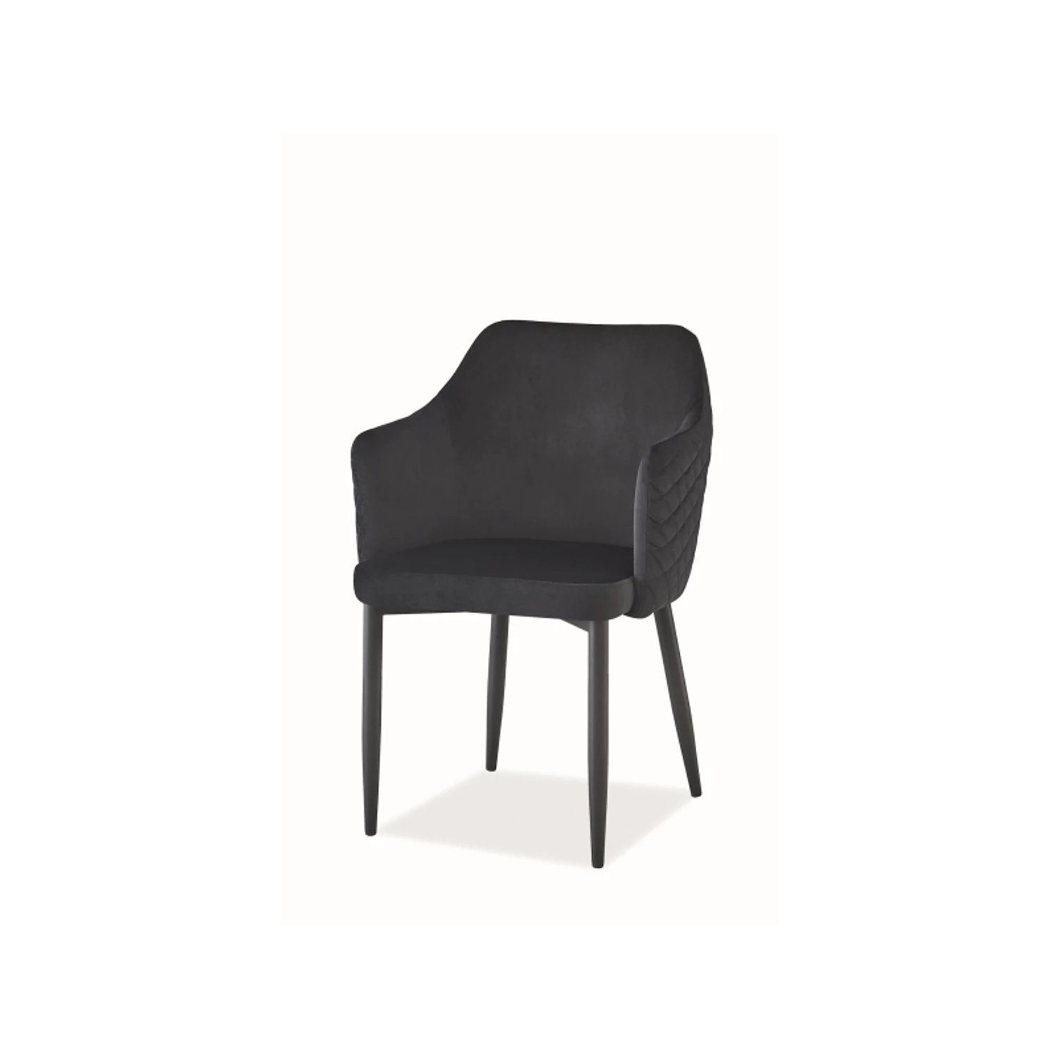 ASTOR VELVET szék fekete BLUVEL19