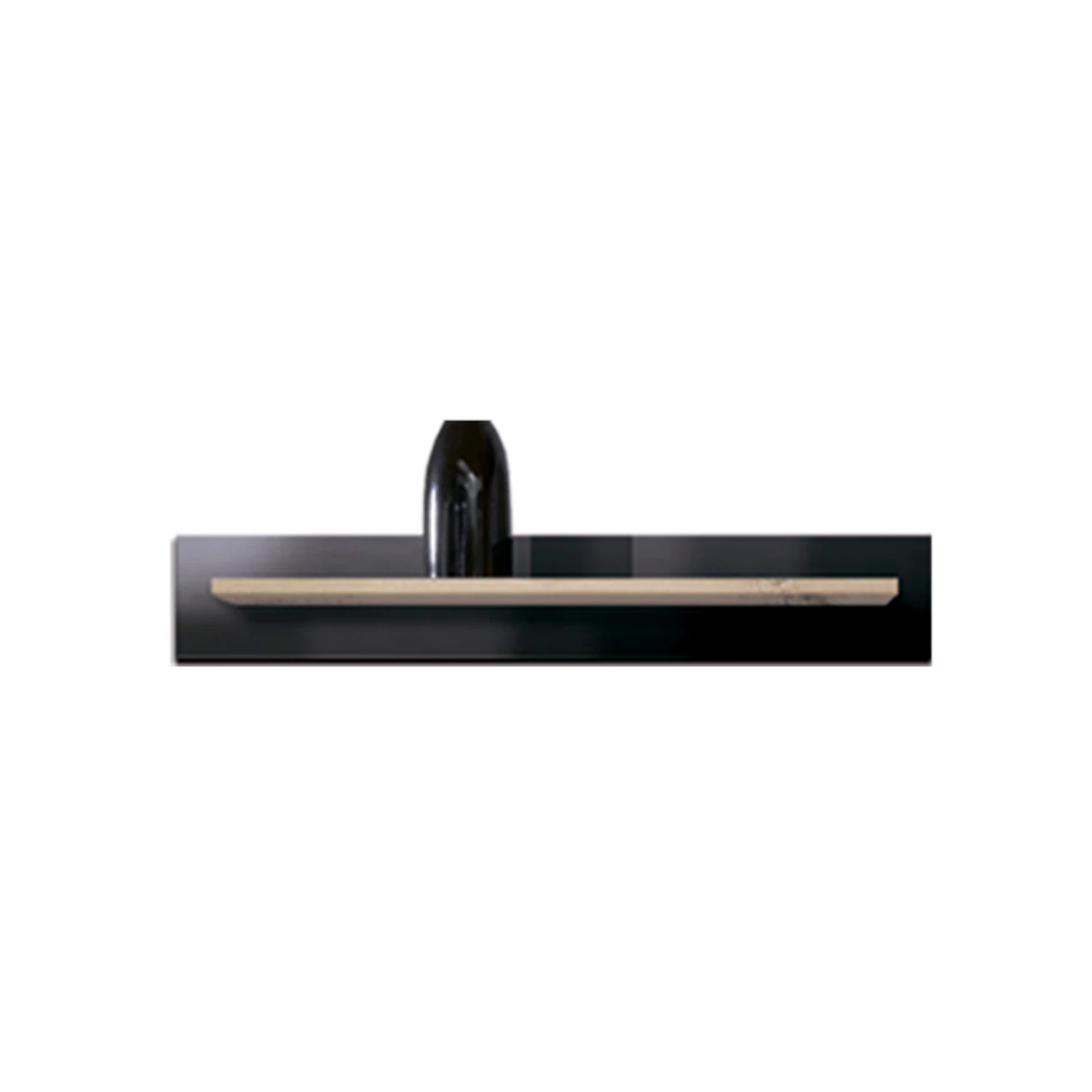 VUSHER 003 polc P90 sonoma tölgy/fekete fényes