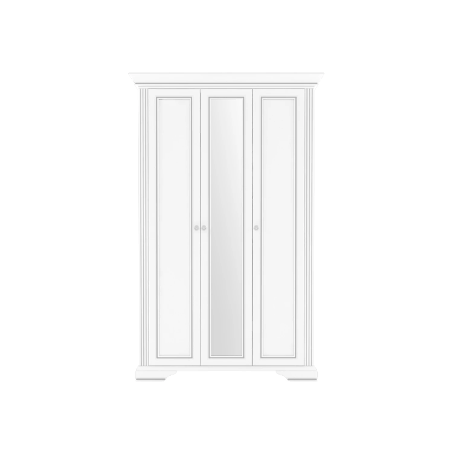 WHITE 013 szekrény 3D(2S) havas kőris/ezüst sosn