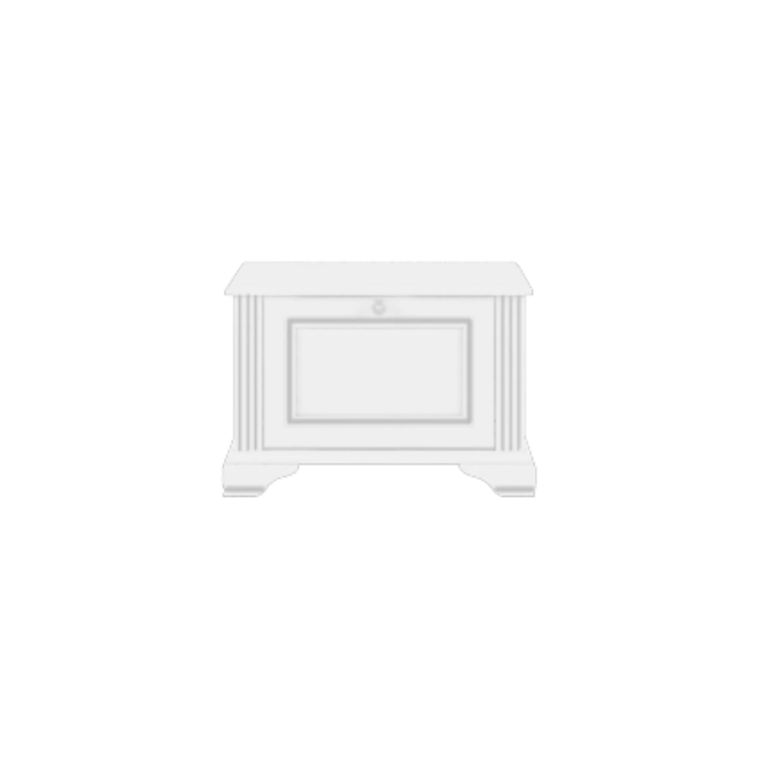 WHITE 018 cipősszekrény 1D havas kőris/ezüst fenyő