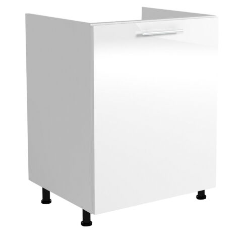 Vento dk-60/82 mosogató szekrény magasfényű fehér