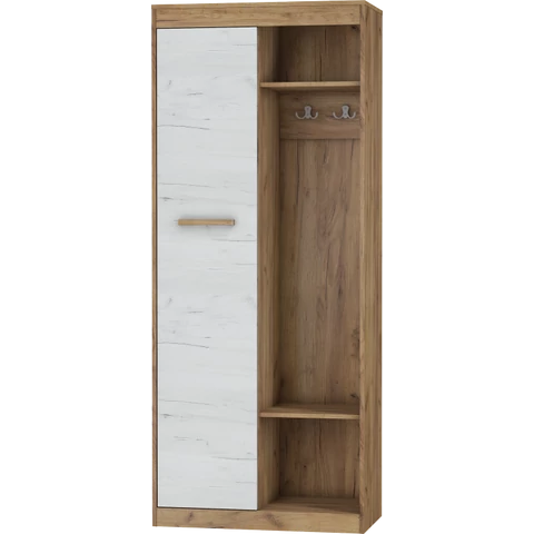 MAXIMUS 36 előszobaszekrény craft arany craft fehér