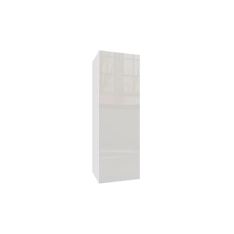 IZUMI 22 WH magasfényű fehér/fehér fali polcos szekrény 105 cm