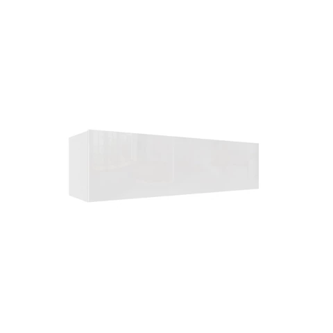 IZUMI 43 WH magasfényű fehér/fehér TV szekrény 140 cm