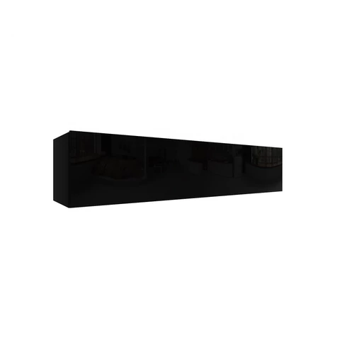 IZUMI 44 BL magasfényű fekete/ fekete TV szekrény 175 cm