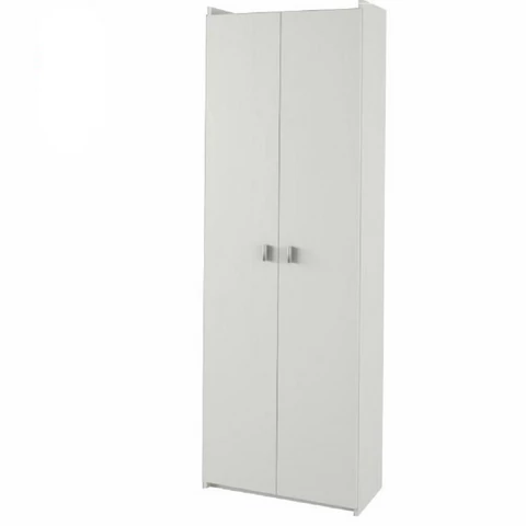 Polcos szekrény, DTD laminált, fehér, NATALI  TIP 2