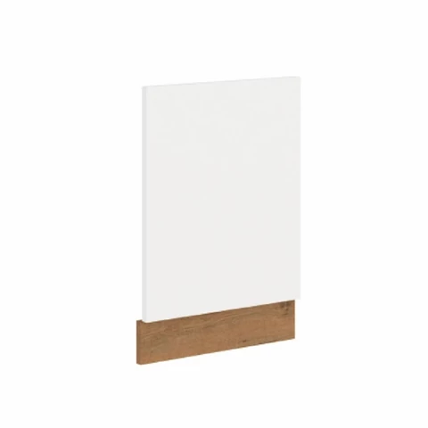 Ajtó beépített mosogatógépre lancelot tölgy  fehér extra magas fényű HG VEGA ZM 570x446