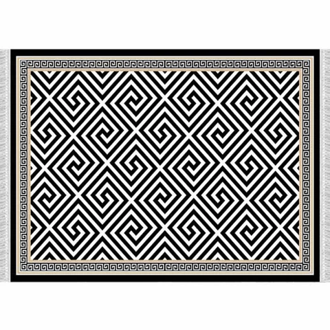 Szőnyeg fekete-fehér minta 80x150 MOTIVE