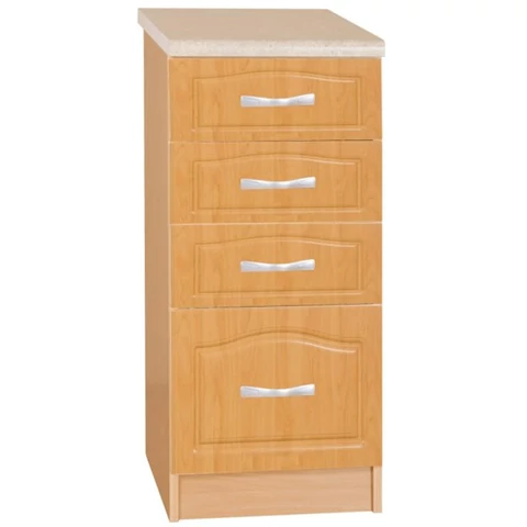 Konyhaszekrény alsó égerfa LORA MDF NEW KLASIK S40SZ4