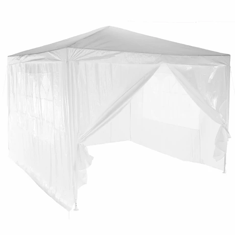 Kerti bulisátor, fehér, 3x3 m, TEKNO TYP 1
