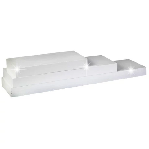 Polc fehér fényes 120x25 GANA FY 11044-1