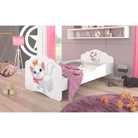 Ágy matraccal CASIMO CAT 160x80, Fehér