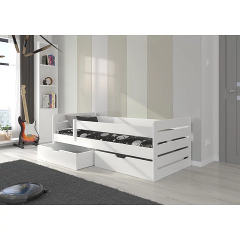 BEMMA ágy matraccal 200x90, Fehér