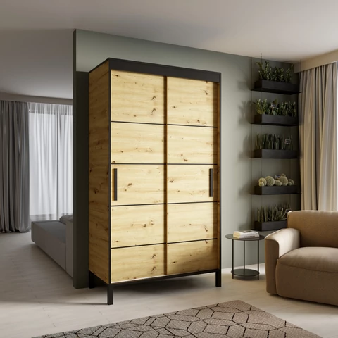 BELL 120 tolószekrény, Artisan, Fekete