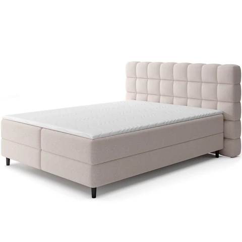Camma 140x200, Boxspring ágy, Szürke, King