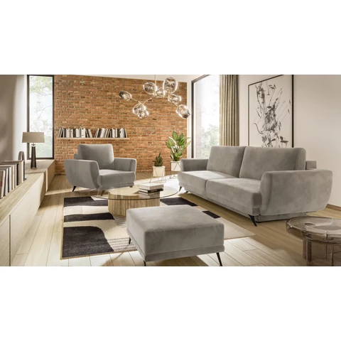 Megis 3f, 1f, pouf lounge ülőgarnitúra szett, bézs