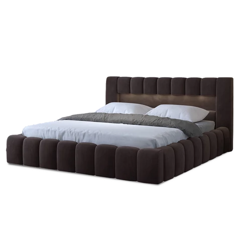 Lamica Ágy 180x200 fémvázas ágy   sötétbarna
