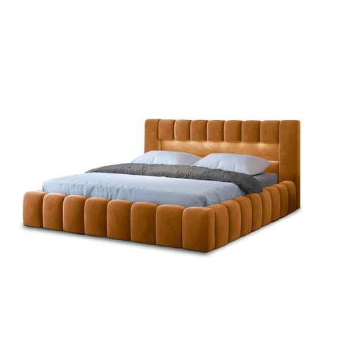 Lamica Ágy 180x200 fémvázas ágy   sárga