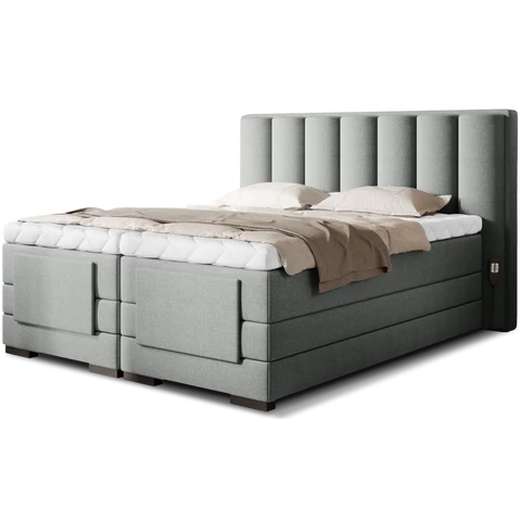 Veros 140x200 boxspring ágy  szürke