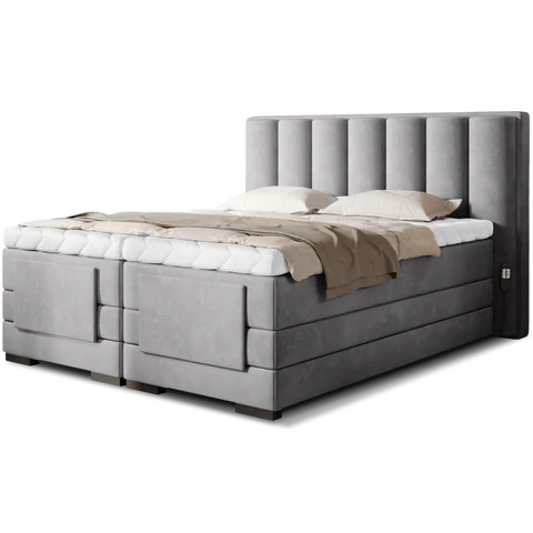 Veros 160x200 boxspring ágy  szürke