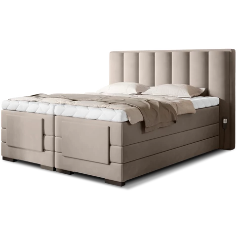 Veros 160x200 boxspring ágy  bézs