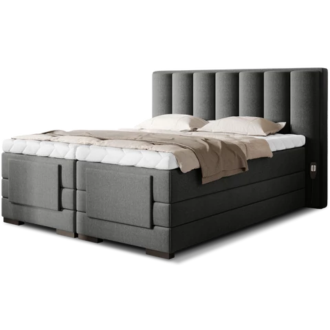 Veros 180x200 boxspring ágy  szürke