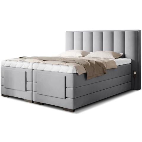 Veros 180x200 boxspring ágy  szürke