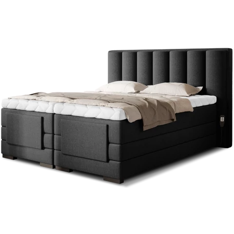 Veros 180x200 boxspring ágy  fekete
