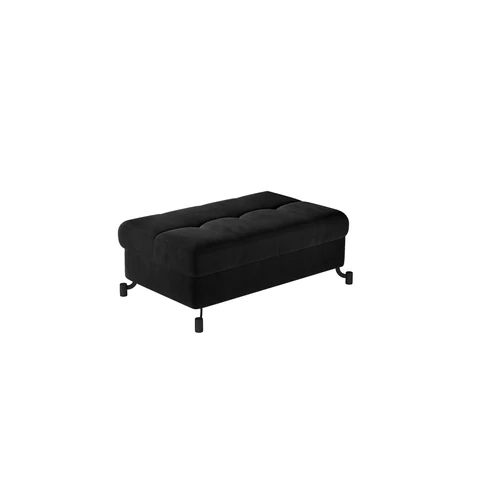 Lorelle pouf puff, fekete