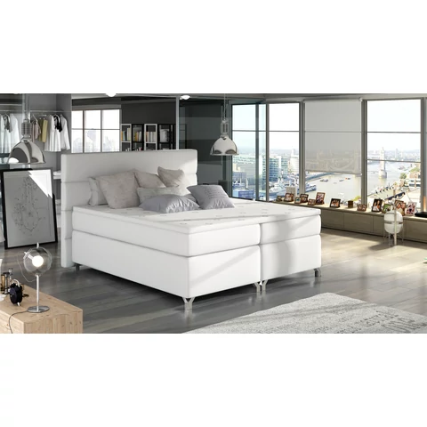 Amadeo 140x200 boxspring ágy  fehér