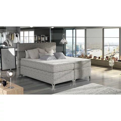 Amadeo 160x200 boxspring ágy  szürke