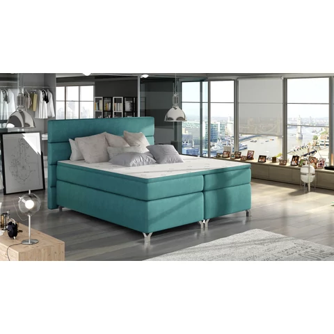 Amadeo 160x200 boxspring ágy  kék