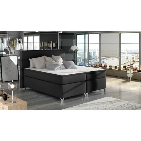 Amadeo 180x200 boxspring ágy  fekete