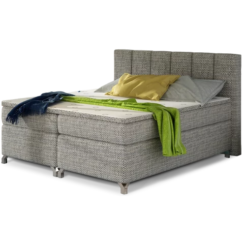 Basilio 160x200 boxspring ágy  szürke