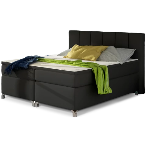Basilio 180x200 boxspring ágy  fekete