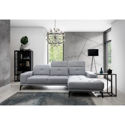 Corner torrense + pouf ülőgarnitúra szett, szürke, jobb