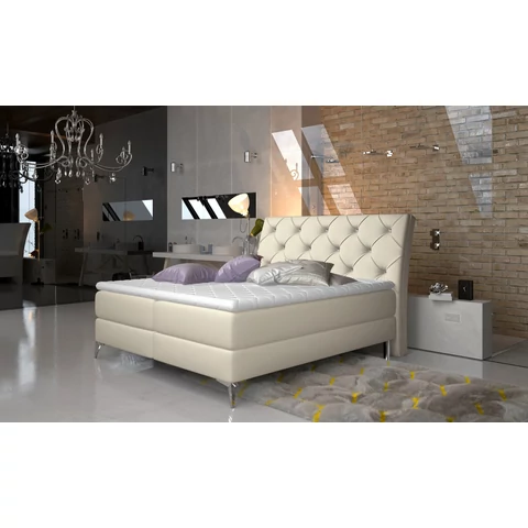 Adel 180x200 boxspring ágy  bézs