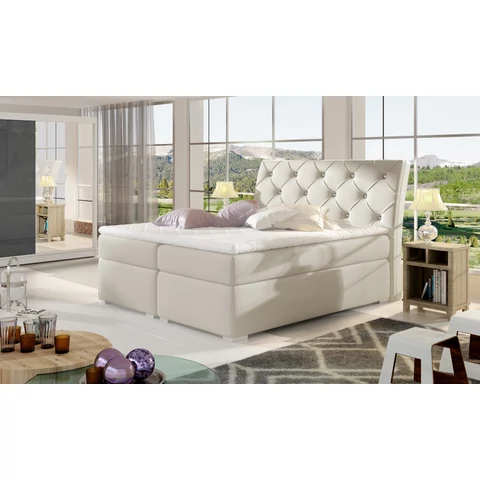 Balvin 140x200 boxspring ágy  bézs