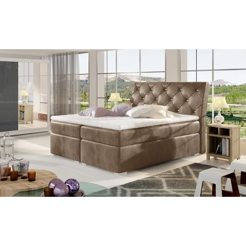 Balvin 160x200 boxspring ágy  barna