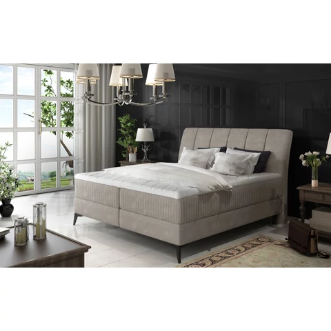 Aderito 180x200 boxspring ágy  bézs